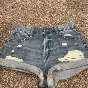 Short jean shorts from aeropostale